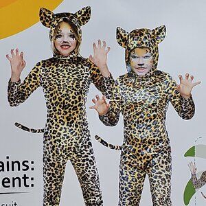 Animal Wild Leopard Kids Dress Up Costume , One Size, NWT